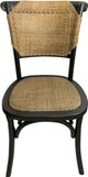 Moe's Home Collection Colmar Jet Black Dining Side Chair-1