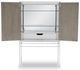 Century® Details Case Bar Cabinet with Mirrored Back Panel-1
