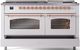 Ilve® Nostalgie II Series 60" White Pro Style Dual Fuel Range-4