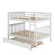 Donco Kids Mission Full/Full Bunkbed with Trundle Bed-2