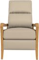 Best® Home Furnishings Customizable Ryberson Power High Leg Recliner with Honey Birch Legs-1