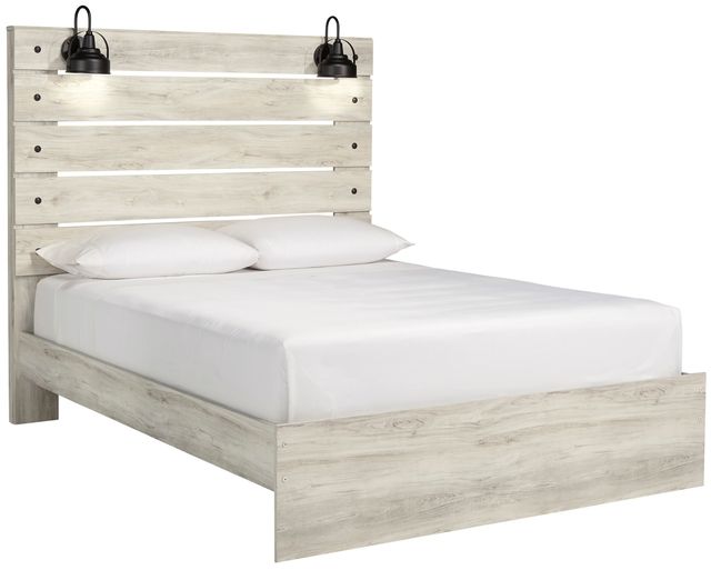 Signature Design by Ashley® Cambeck 4-Piece Whitewash King Bedroom Set-2