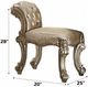 ACME Furniture Vendome Bone/Gold Patina Vanity Stool-1