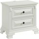 Elements International Bridgestone 3-Piece Antique White Queen Bed Set-3
