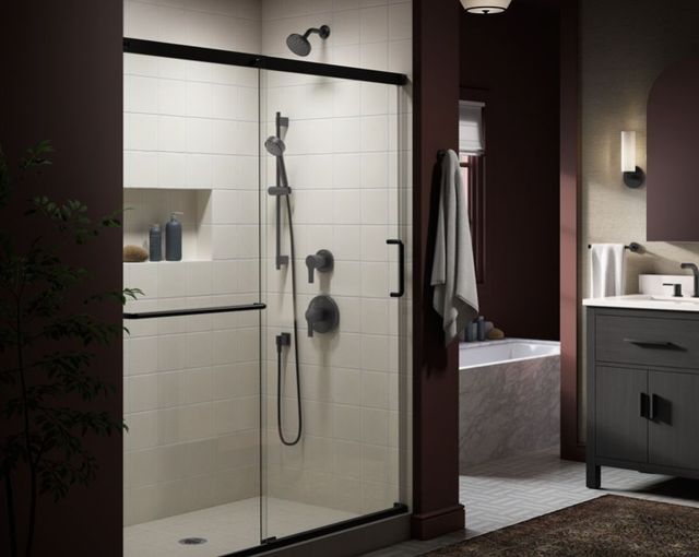 KOHLER® Elate® Matte Black 1.75 GPM 28" 3-Function Handshower Kit-3