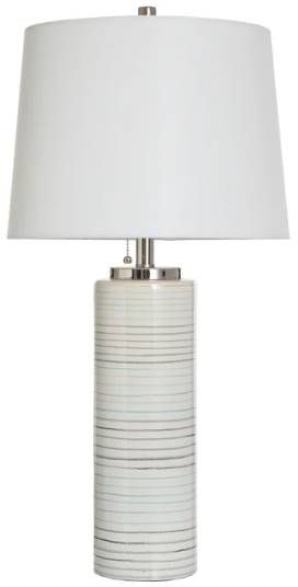 StyleCraft Pastel Turquoise/Warm Gray Table Lamp-0