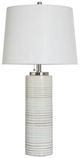StyleCraft Pastel Turquoise/Warm Gray Table Lamp-0