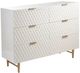 Stylecraft Cream Textured Gold/White Cabinet-0