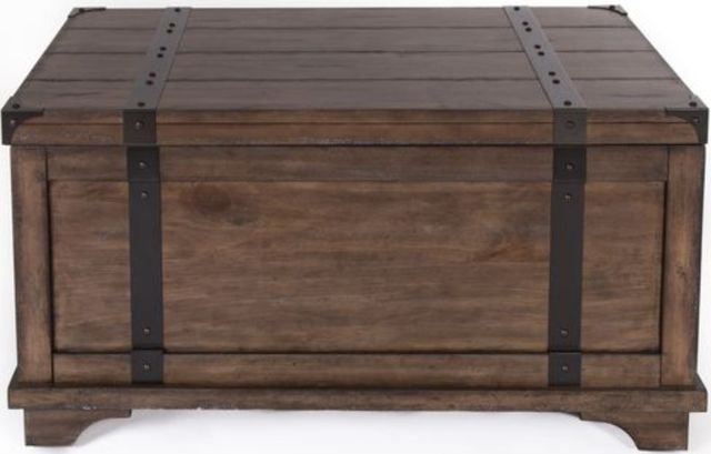 Liberty Furniture Aspen Skies 3-Piece Weathered Brown Table Set-2