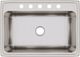 Elkay Lustertone® Classic Lustrous Satin 31" x 22" x 11-5/8" 5-Hole Single Bowl Drop-In Sink-1