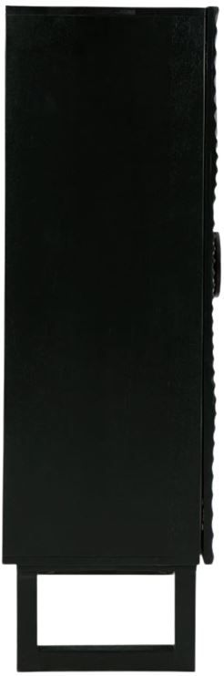 Signature Design by Ashley® Fosterman Distressed Black Accent Cabinet-3