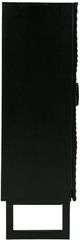 Signature Design by Ashley® Fosterman Distressed Black Accent Cabinet-3
