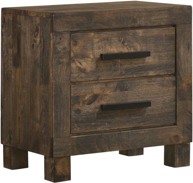 Coaster® Woodmont Rustic Golden Brown Nightstand-1
