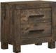 Coaster® Woodmont Rustic Golden Brown Nightstand-1