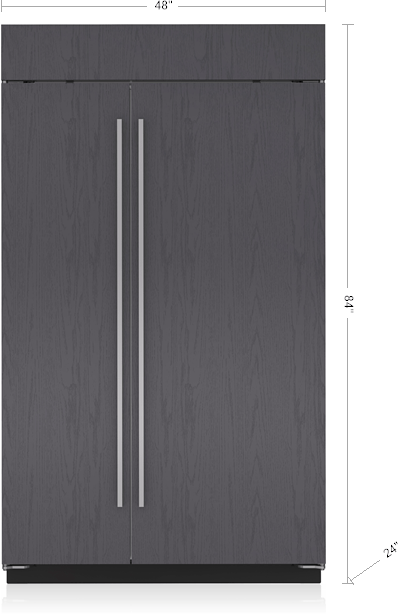 Sub-Zero® Classic Series 48 in. 29.1 Cu. Ft. Panel Ready Side-by-Side Refrigerator-1