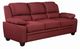 Mazin Furniture Darien Red Sofa-0