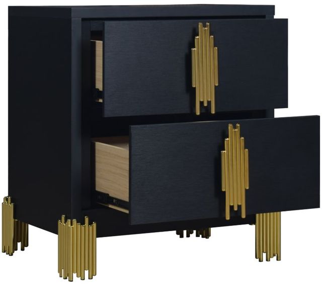 New Classic® Home Furnishings Empire Black Nightstand-3