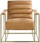 Universal Explore Home™ Jensen Antique Brass/Winchester Sandstone Accent Chair-1