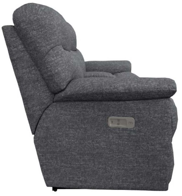 La-Z-Boy® James Midnight Power Reclining Loveseat with Console, Headrest, and Lumbar-3