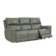 Leather Italia™ Cambria Ladero Sage Moss Power Reclining Sofa-2