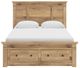 Signature Design by Ashley® Makidern Tan Queen Panel Storage Bed with 2-Drawer-2