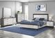 Monarch Specialties Inc. Graphite/Grey Queen Panel Bed-2