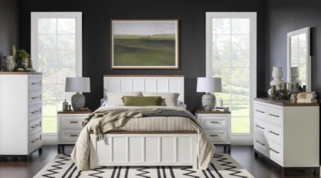 Legacy Classic Dutton Toasted/White Youth Full Panel Bed-3