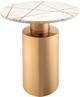 TOV Furniture Terzo White Marble Side Table-1