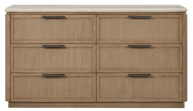 Bernards Trilogy Toffee Rope Drawer Front Dresser-1