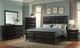 Elements International Calloway Black Full Panel Bed-1