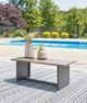 Signature Design by Ashley® Bree Zee Brown Aluminum Outdoor End Table with Black Base-4