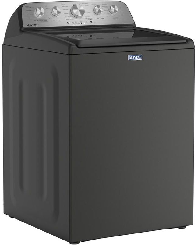 Maytag® 5.4 Cu. Ft. Volcano Black Agitator Top Load Washer with Extra Power and Pet Pro Option-2