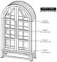 International Furniture Direct Obsidian Blue Cabinet-2