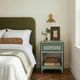 TOV Furniture Kora Green Stripes Nightstand-1