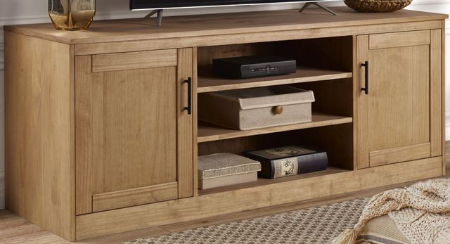 Linon Victor Matte Maple TV Stand-0