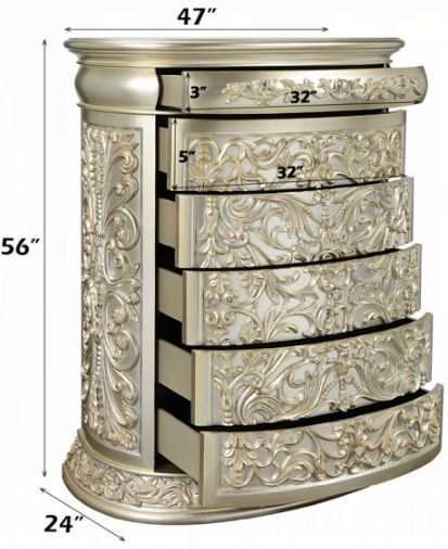 ACME Furniture Sorina Antique Gold Chest-2