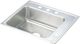Elkay Lustertone® Classic Lustrous Satin Stainless Steel 25" x 22" x 7" Single Bowl Drop-in Classroom ADA Sink-0