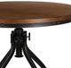 Powell® Haywood Brown Wooden Top Bar Table with Steel Base-5