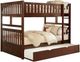 Homelegance® Rowe Dark Cherry Youth Full/Full Bunk Bed with Twin Trundle -0