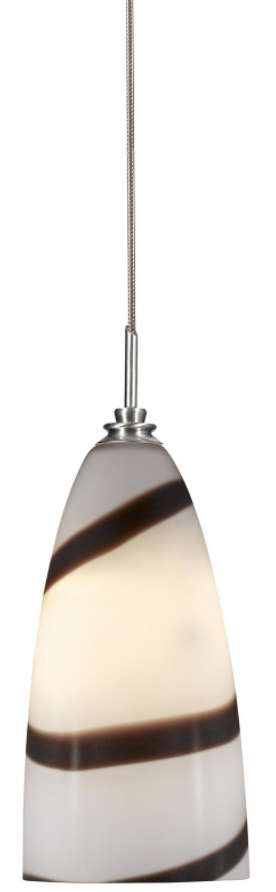 Cal® Lighting & Accessories Chocolate/White Pendant-0