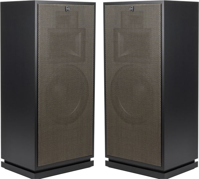 Klipsch® Heritage Matte Black Forte® III Special Edition Floor Standing ...