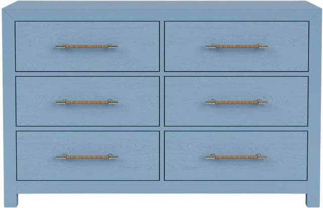 Riverside Furniture Rosalie Small Cabana Blue Dresser | Dewey Furniture |  Vermilion, OH
