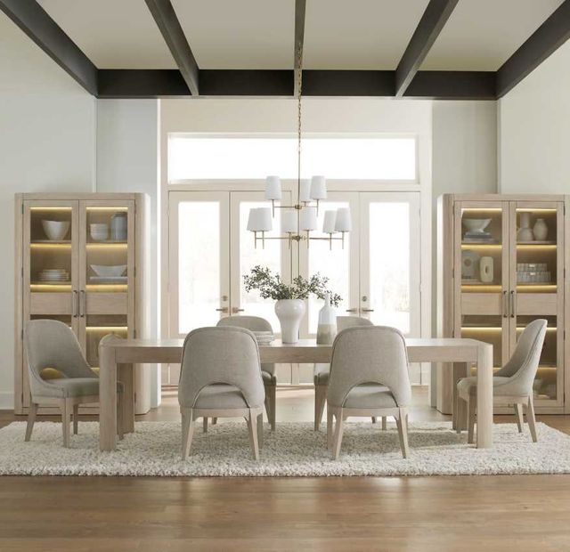 Liberty Furniture South Bend 7-Piece Cloud White/Gravel Rectangular Dining Set-1