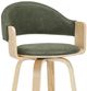 Armen Living Daxton Oak/Vintage Green Bar Stool-5