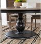 Legacy Classic Halifax Flax Round Dining Table with Java Base-3