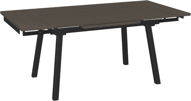 Amisco Customizable Lewis White Oak Veneer Dining Table with Extension-1