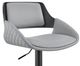 Armen Living Colby Gray/Black Adjustable Bar Stool-3