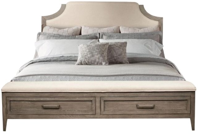 Riverside Furniture Vogue Queen Upholstered Storage Bed-2
