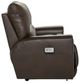 La-Z-Boy® Cassian Walnut Leather Power Reclining Loveseat with Headrest and Lumbar-4