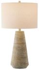 Uttermost® Mosier Beige/Gray Table Lamp with Brass Accent-0